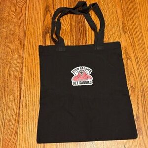 Even Baddies get Saddies Canvas tote bag